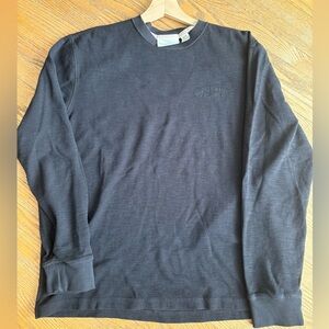 Scotch and Soda black long sleeve crew neck shirt size medium